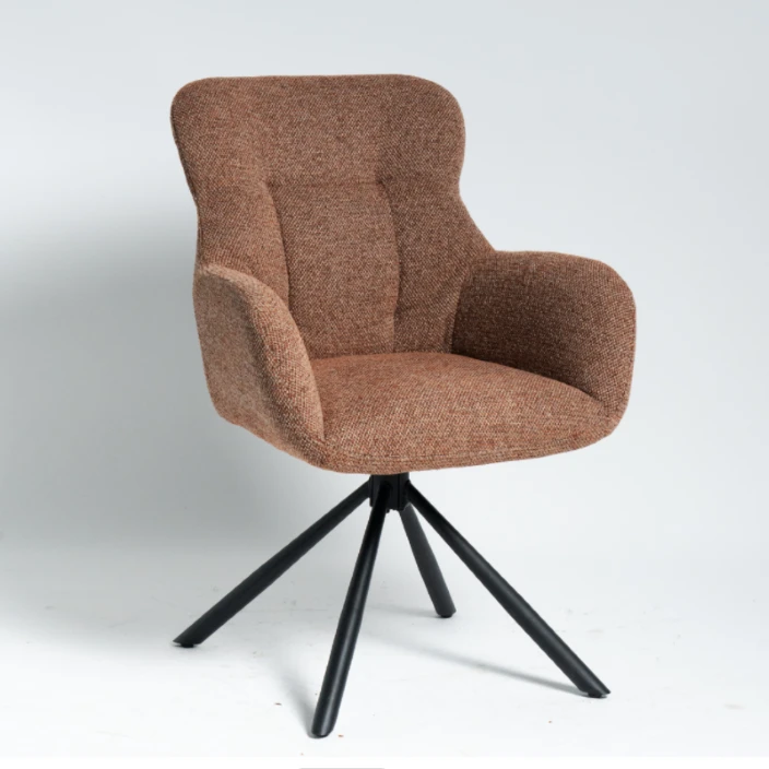 With armrest and stitching brick red desk chair price
